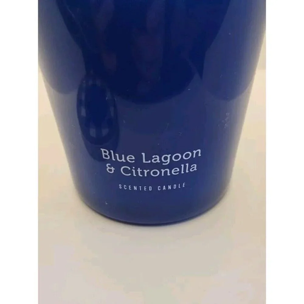 SUN SQUAD - 15oz Jar 2-Wick Citronella Blue Lagoon Candle New‎ - Picture 3 of 4